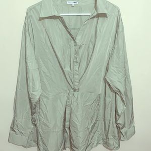 Mint green blouse